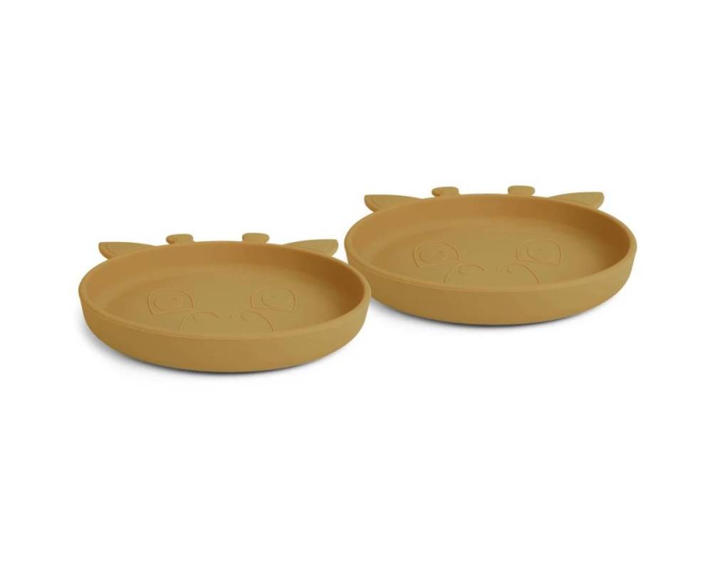 NU426 Akila plato 2-pack Girafa Dusty yellow