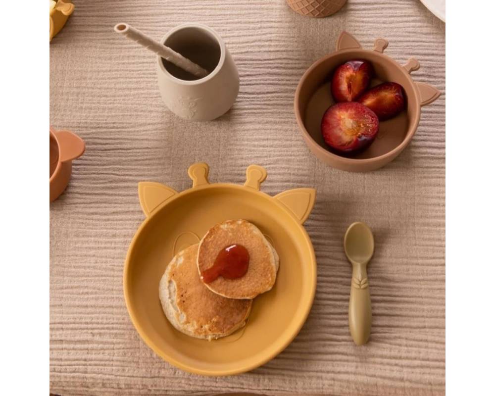 NU426 Akila plato 2-pack Girafa Dusty yellow
