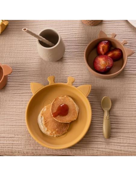 NU426 Akila plato 2-pack Girafa Dusty yellow