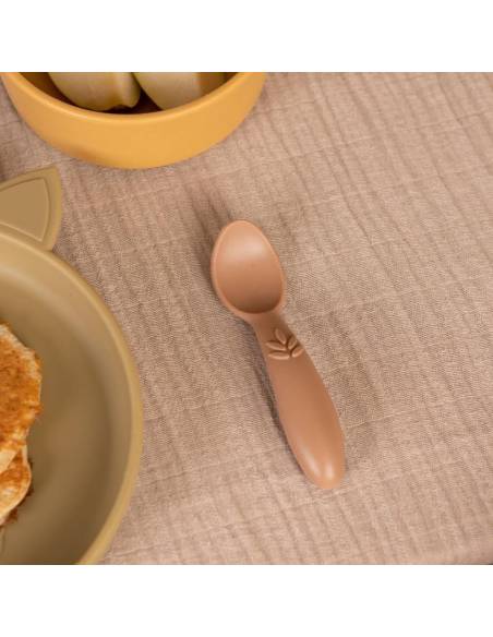 NU477 Lykke sil dinner set 4-pack Giraf Chocolate