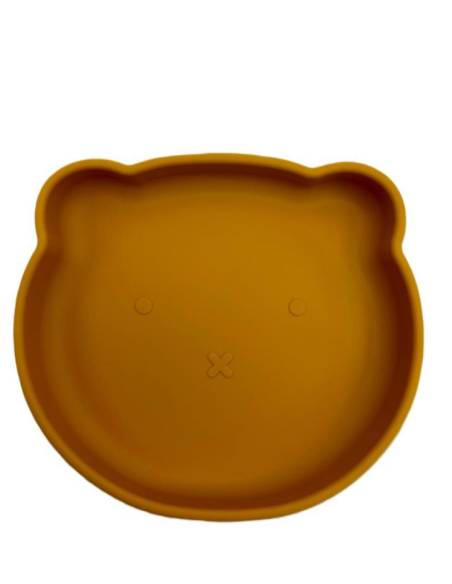 PLATO SILICONA MOSTAZA