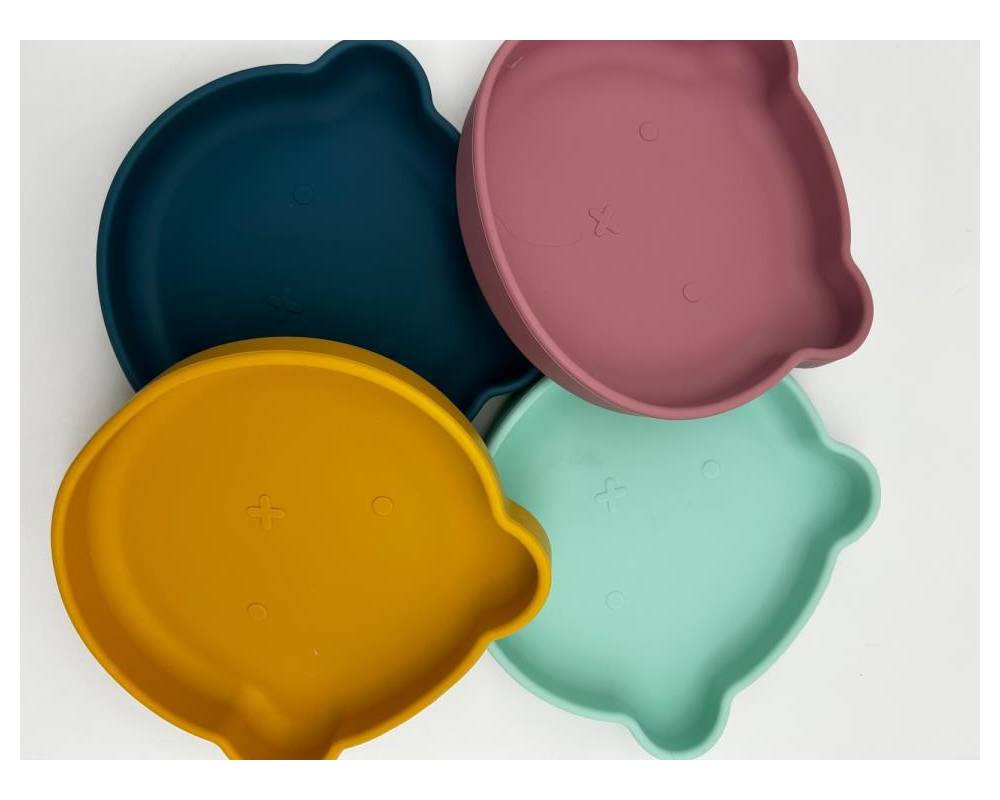 PLATO SILICONA MOSTAZA