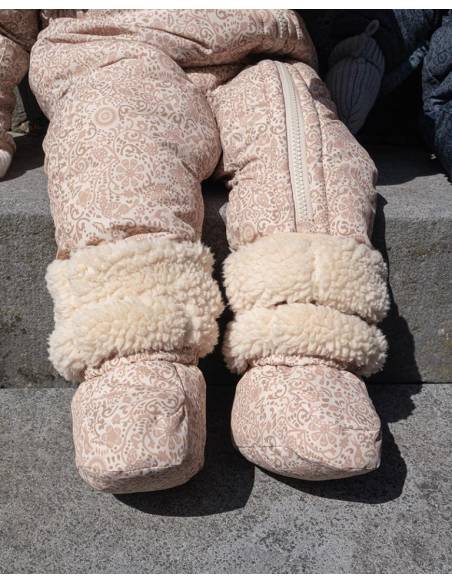 Socker Bota Taslon impermeable lana polar