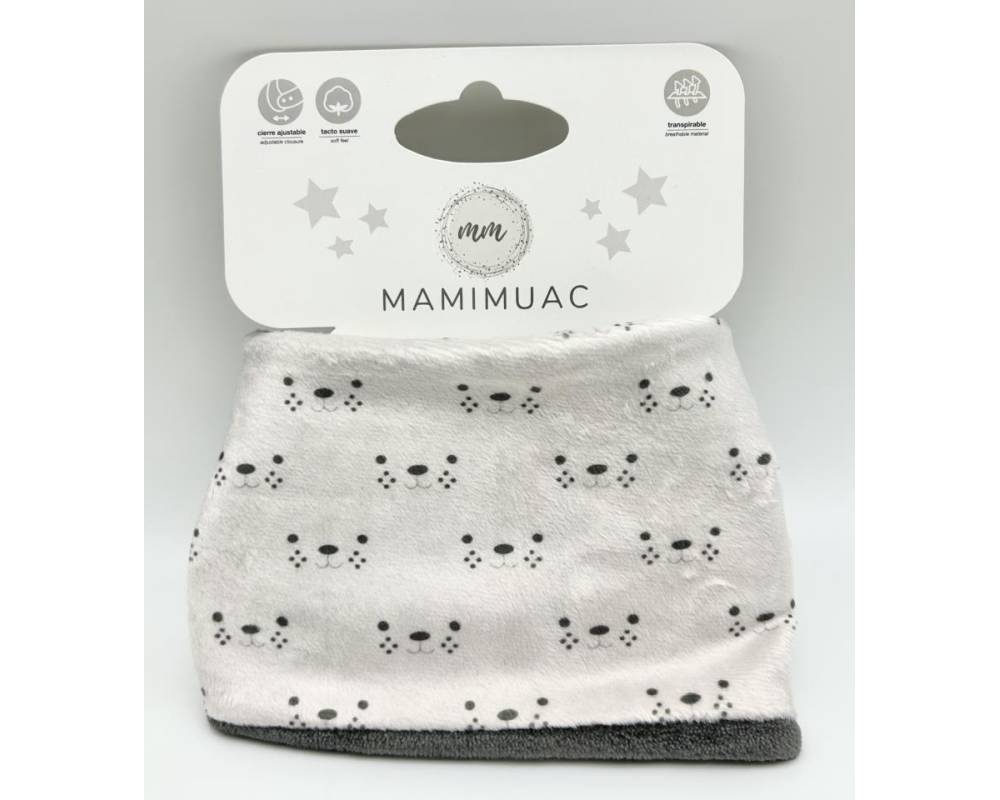 Cuello pelo Don pecas gris