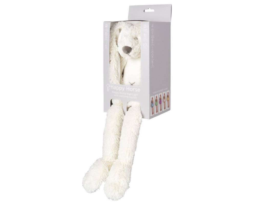 Ivory Rabbit Richie Nightlight with soothing sound