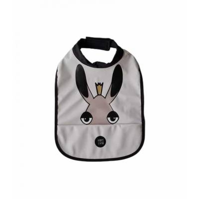 Babero donkey gris