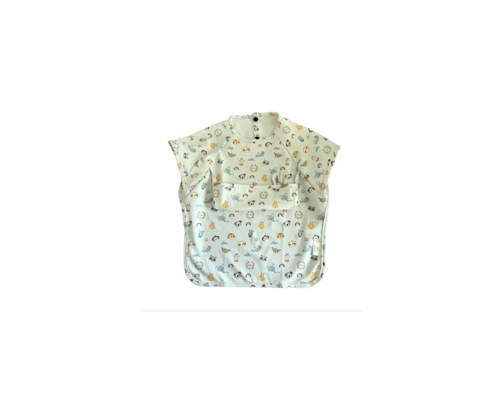 Babero Pocket Noe azul