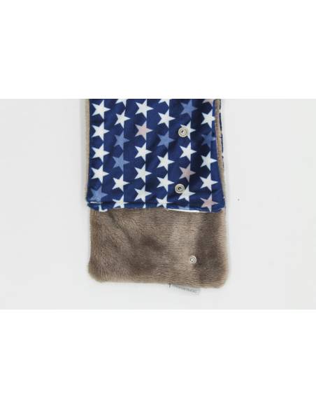 Cuello pelo estrella azul