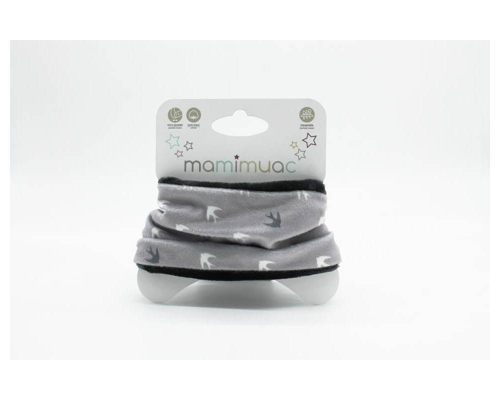 CUELLO PELO GOLONDRINA GRIS