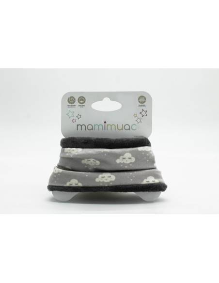 Cuello pelo nube gris