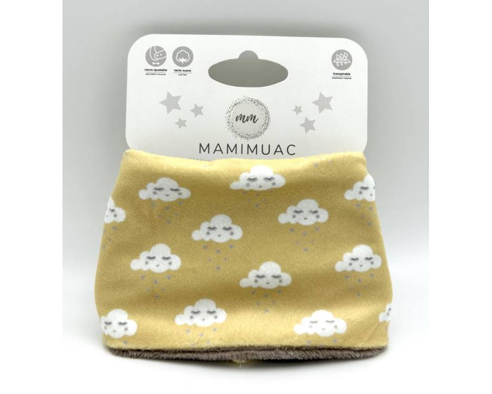 CUELLO PELO NUBE COR  MOSTAZA