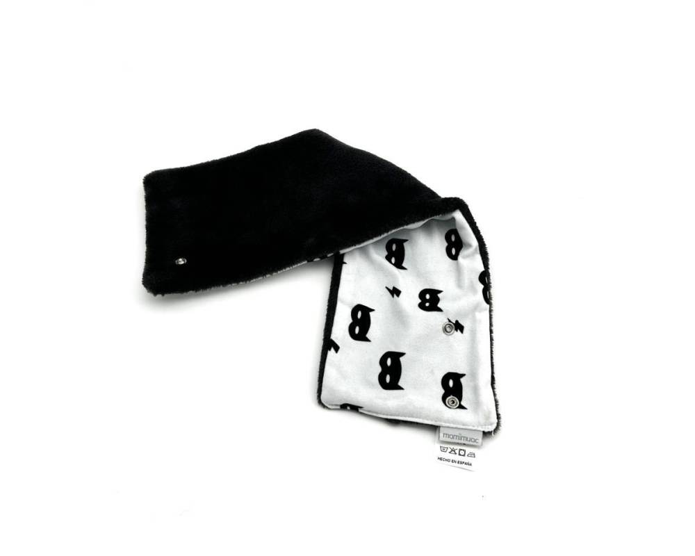 Cuello pelo mascara blanca