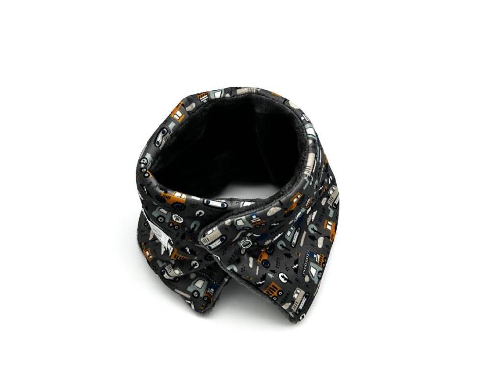 Cuello Pelo Tractor gris