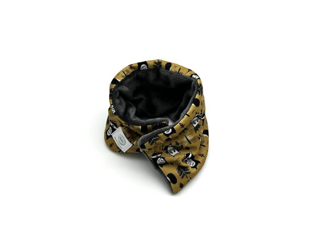Cuello pelo Tejón mostaza