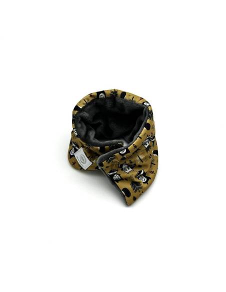 Cuello pelo Tejón mostaza