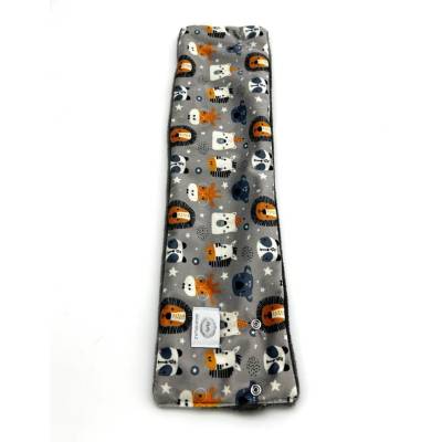 Cuello Pelo Zebra gris 2