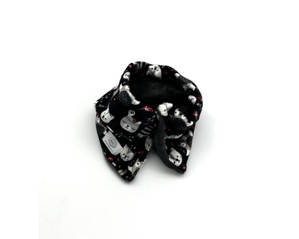 Cuello pelo Mapache rojo