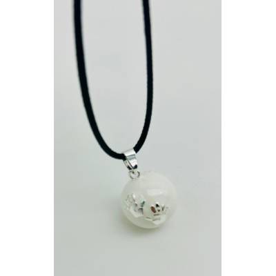 Llamador de Angel Manos Blanco Plata 2