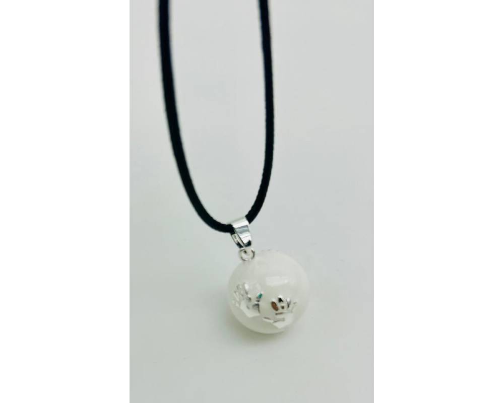 Llamador de Angel Manos Blanco Plata
