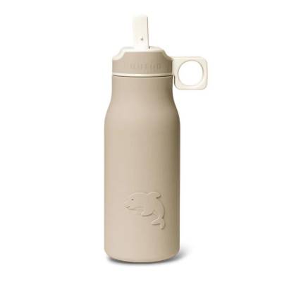 NU510 Lau botella silicona 400 ml Cobblestone