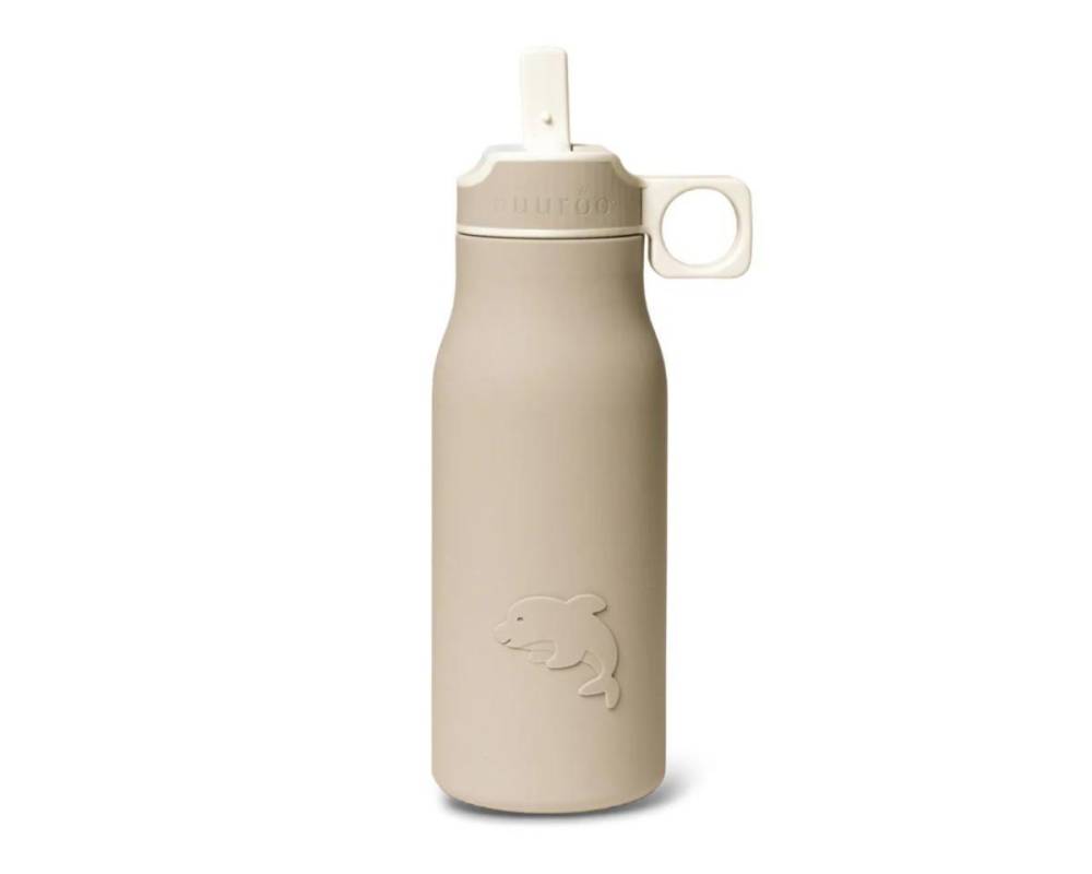 NU510 Lau botella silicona 400 ml Cobblestone