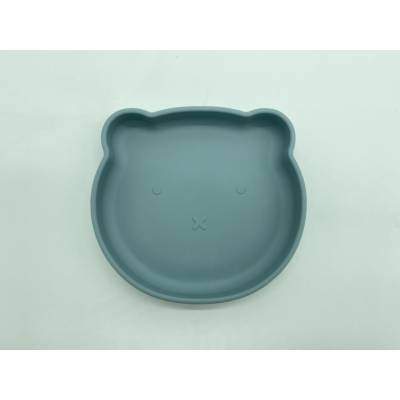 PLATO SILICONA AZUL