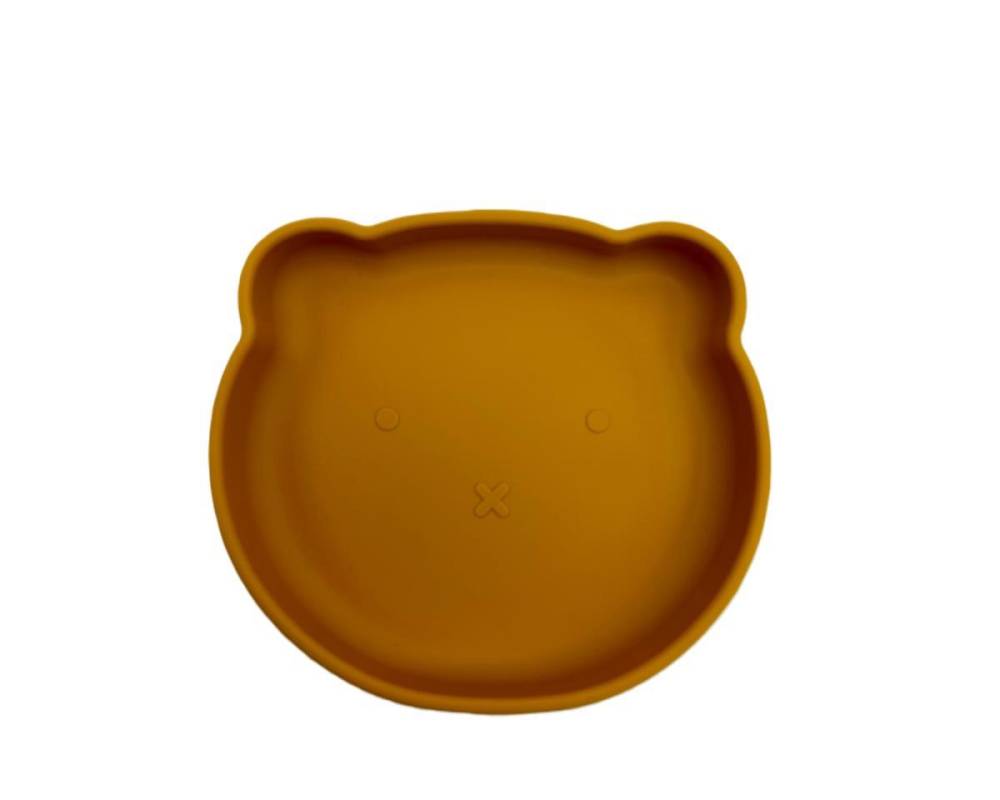 PLATO SILICONA MOSTAZA