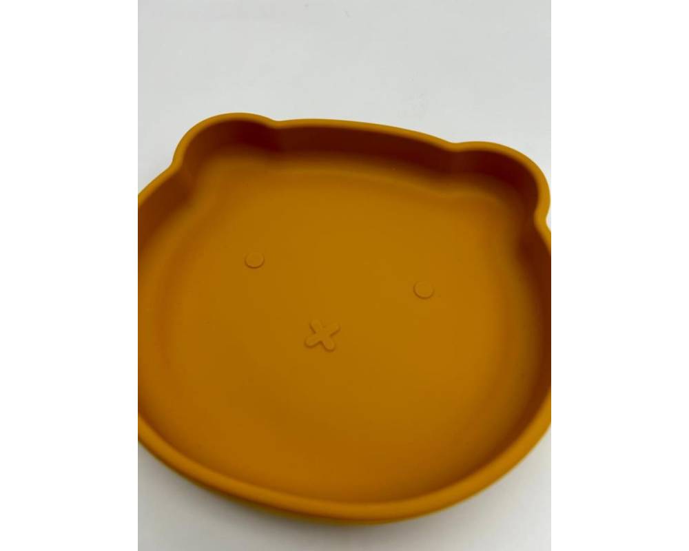 PLATO SILICONA MOSTAZA
