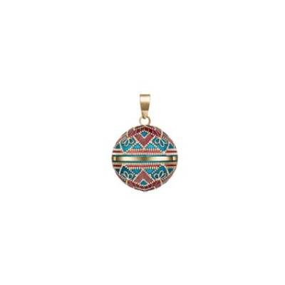 Llamador de Angel tribal rojo-azul