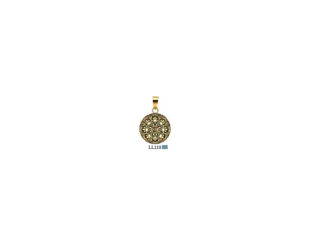 Llamador de Angel mandala oro
