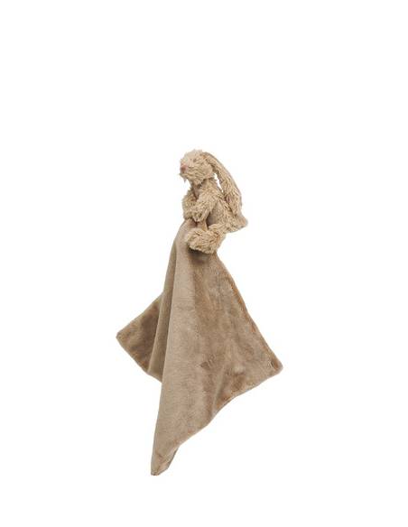 Mini Clay Rabbit Richie with blanket 28 cm