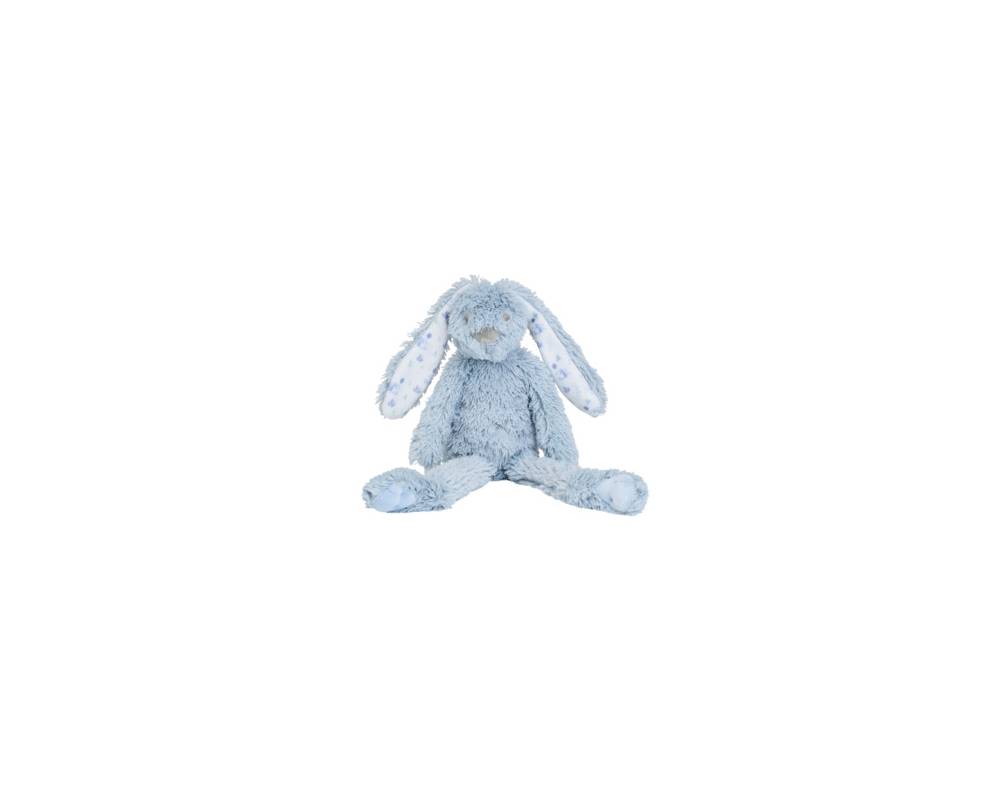 Tiny Blue Graphic Rabbit Richie 28 cm