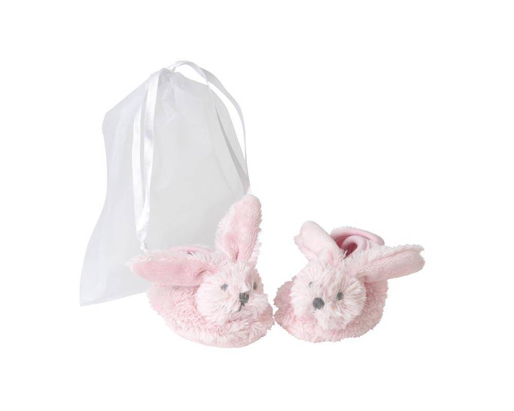 Pink Rabbit Richie Slippers in organza bag 10 cm