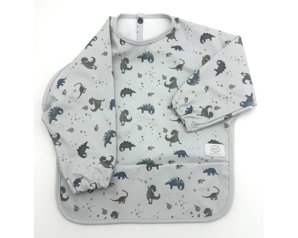 Babero Mangas PU Talla S Dinos 3