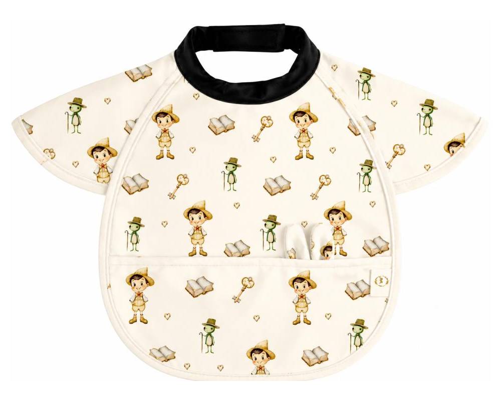 Babero Rabbit Cuello punto Pinochio
