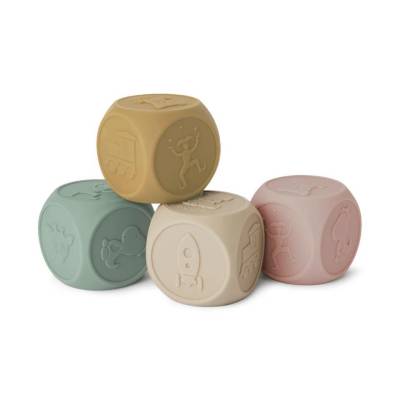 NU509 Sana cubos silicona 4 pack Multi mix