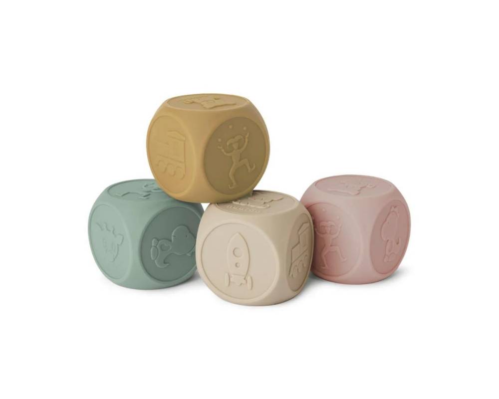 NU509 Sana cubos silicona 4 pack Multi mix