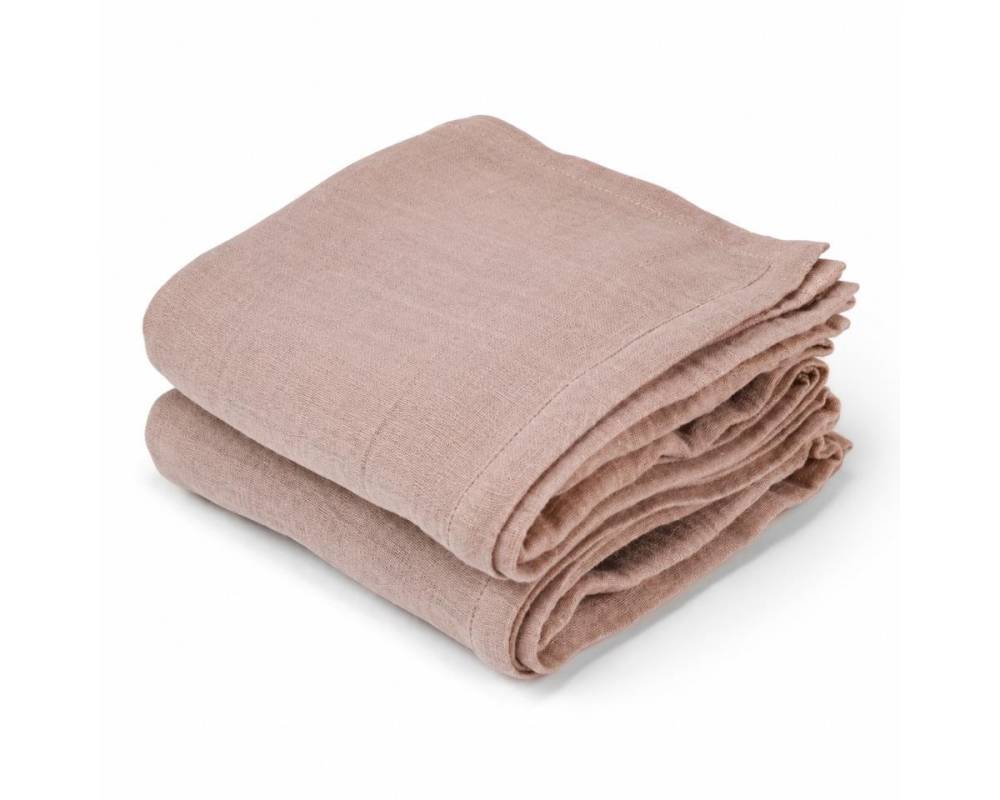 NU182 Bao  muselina solid 2-pack Mahogany