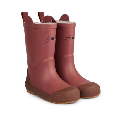 NU308 Anton botas goma - gato Mahogany TALLA 24