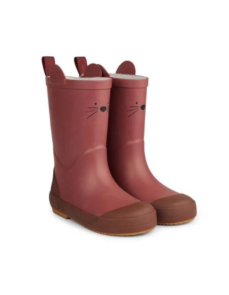 NU308 Anton botas goma - gato Mahogany TALLA 24