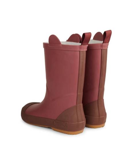 NU308 Anton botas goma - gato Mahogany TALLA 24