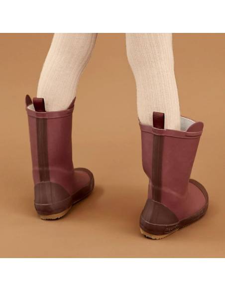 NU308 Anton botas goma - gato Mahogany TALLA 24