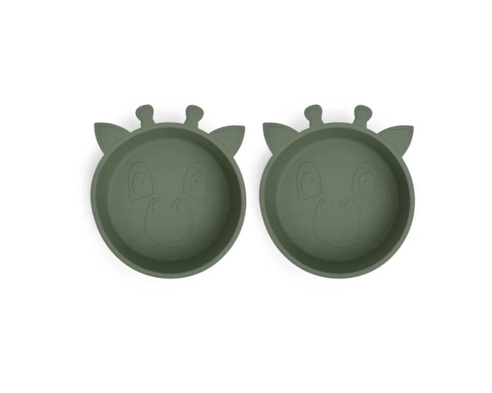 NU373 Alex bol 2-pack Girafa Dusty green