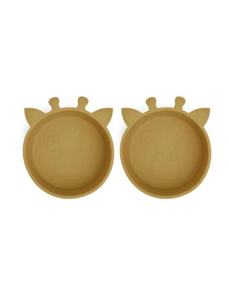 NU427 Alex bol 2-pack Girafa Dusty yellow