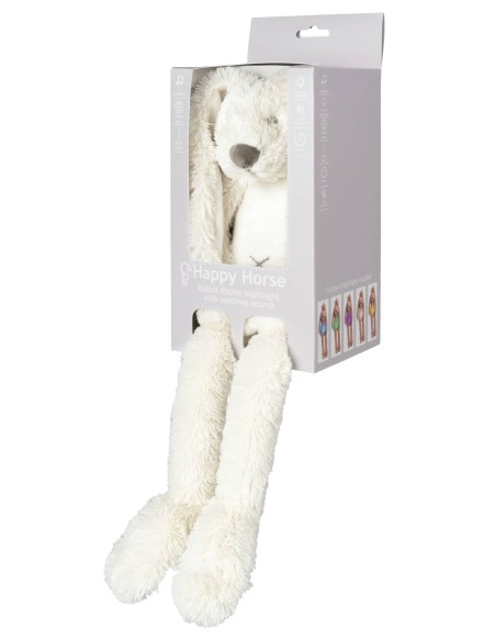 Ivory Rabbit Richie Nightlight with soothing sound HAPPY HORSE