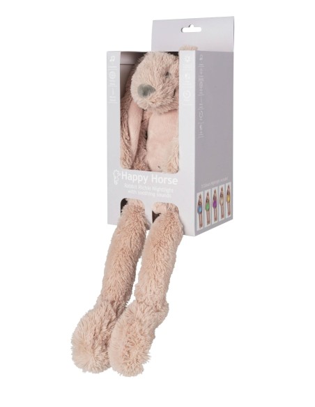 Old Pink Rabbit Richie Nightlight with sothing HAPPY HORSE |