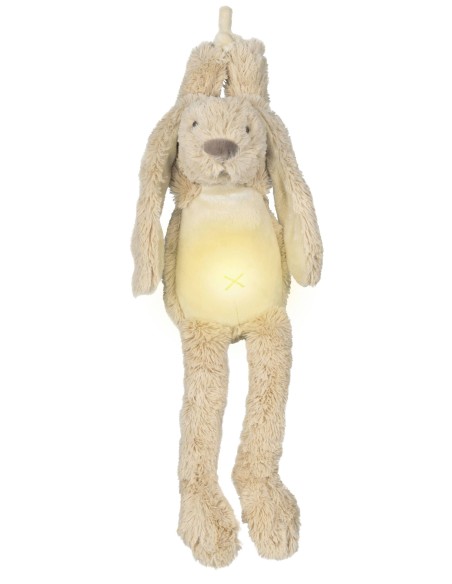 Beige Rabbit Richie Nightlight with soothing sound HAPPY HORSE